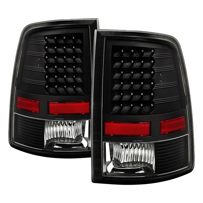 Spyder Auto Tail Light Assembly, LED, Clear Lens, Black Housing, Set of 2 – 9025587