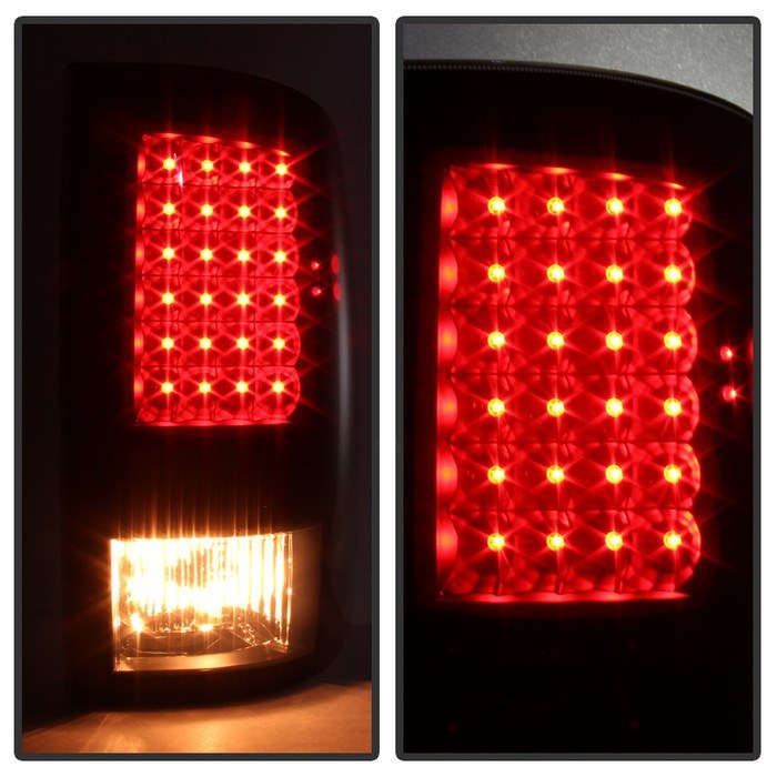 Spyder Auto Tail Light Assembly, LED, Black/ Smoke Lens, Black Housing, Set of 2 – 9025617