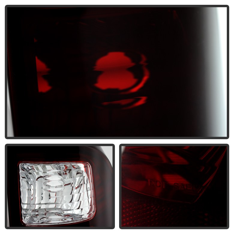 Spyder Auto Tail Light Assembly, Uses Stock Bulbs, Red Smoke Lens, Black Housing, Set of 2 – 9026379