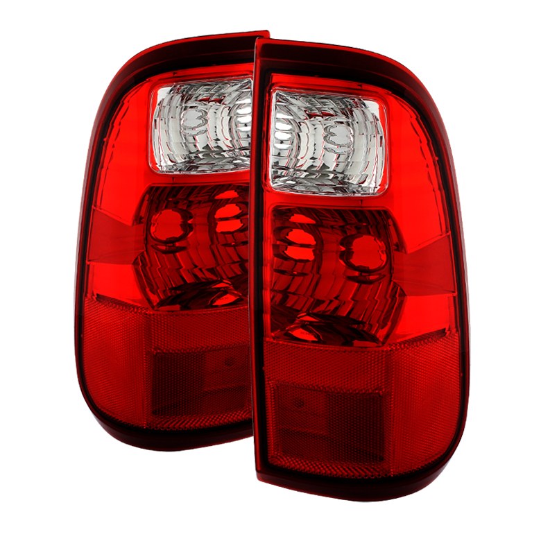 Spyder Auto Tail Light Assembly, Uses Stock Bulbs, Red/ Clear/ Amber Lens, Black Housing, Set of 2 – 9026386