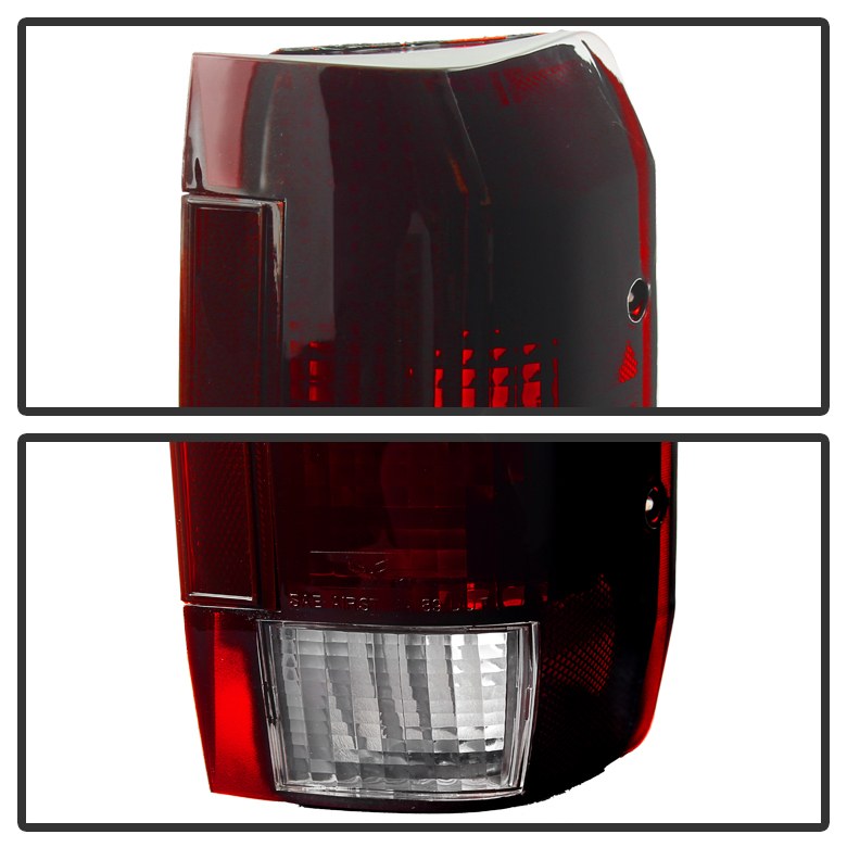 Spyder Auto Tail Light Assembly, Uses Stock Bulbs, Red Smoke Lens, Black Housing, Set of 2 – 9030567