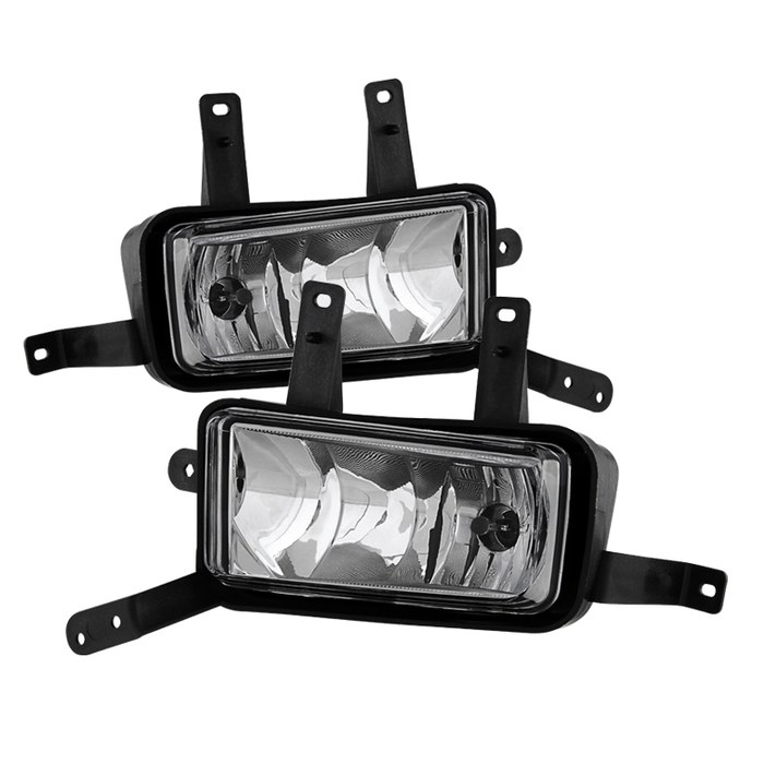 Spyder Auto Driving/ Fog Light, Halogen Bulb, OE Size/ Shape, Clear Lens, Chrome Plated Housing and Trim Cover – 9031588