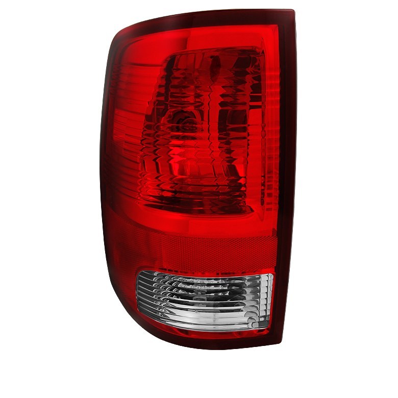 Spyder Auto Tail Light Assembly, Uses Stock Bulbs, Red/ Clear Lens, Black Housing, Single – 9033162