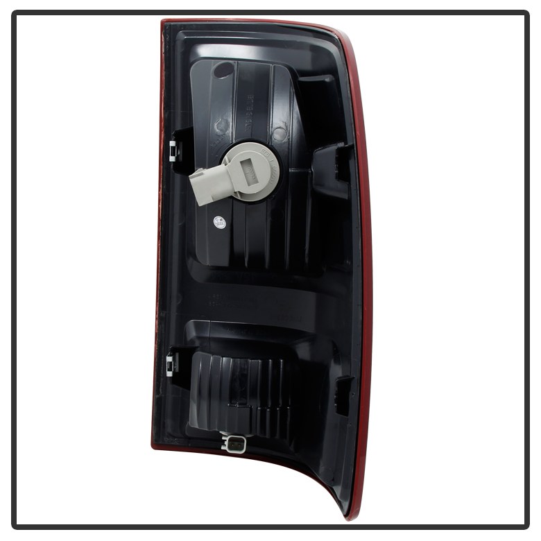Spyder Auto Tail Light Assembly, Uses Stock Bulbs, Red/ Clear Lens, Black Housing, Single – 9033162
