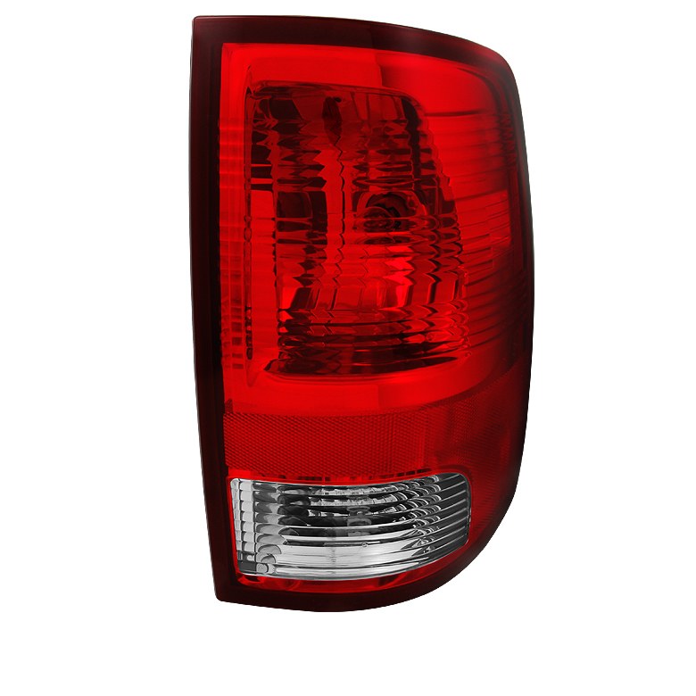 Spyder Auto Tail Light Assembly, Uses Stock Bulbs, Red/ Clear Lens, Black Housing, Single – 9033179