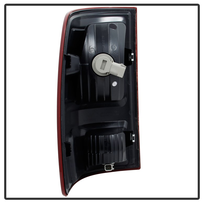 Spyder Auto Tail Light Assembly, Uses Stock Bulbs, Red/ Clear Lens, Black Housing, Single – 9033179