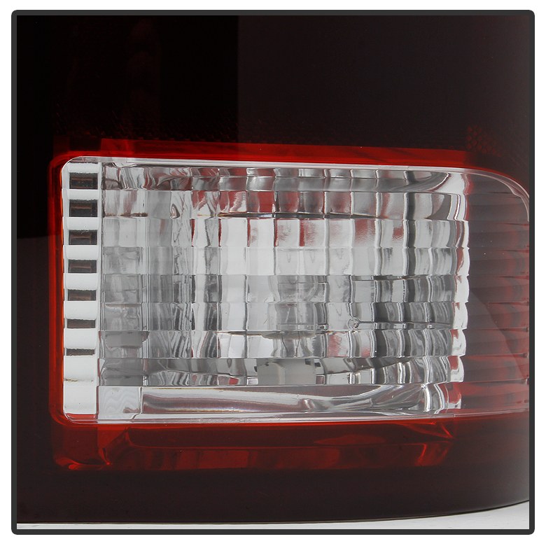 Spyder Auto Tail Light Assembly, Uses Stock Bulbs, Dark Red Lens, Black Housing, Set of 2 – 9033186