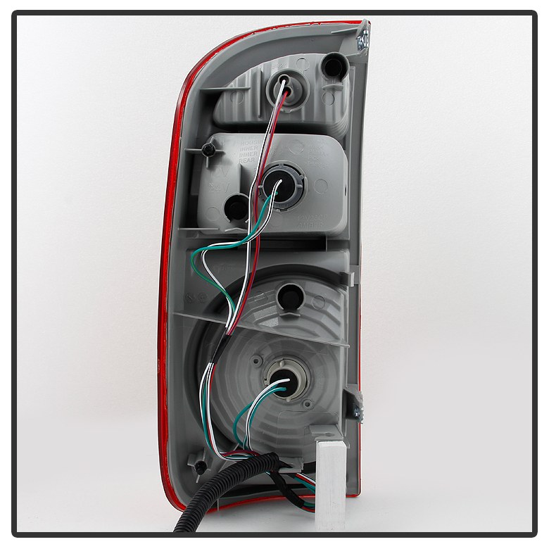Spyder Auto Tail Light Assembly, Uses Stock Bulbs, Red/ Clear Lens, Black Housing, Single – 9033407