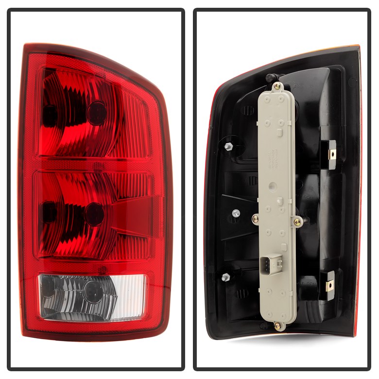 Spyder Auto Tail Light Assembly, Uses Stock Bulbs, Red/ Clear Lens, Black Housing, Set of 2 – 9033568