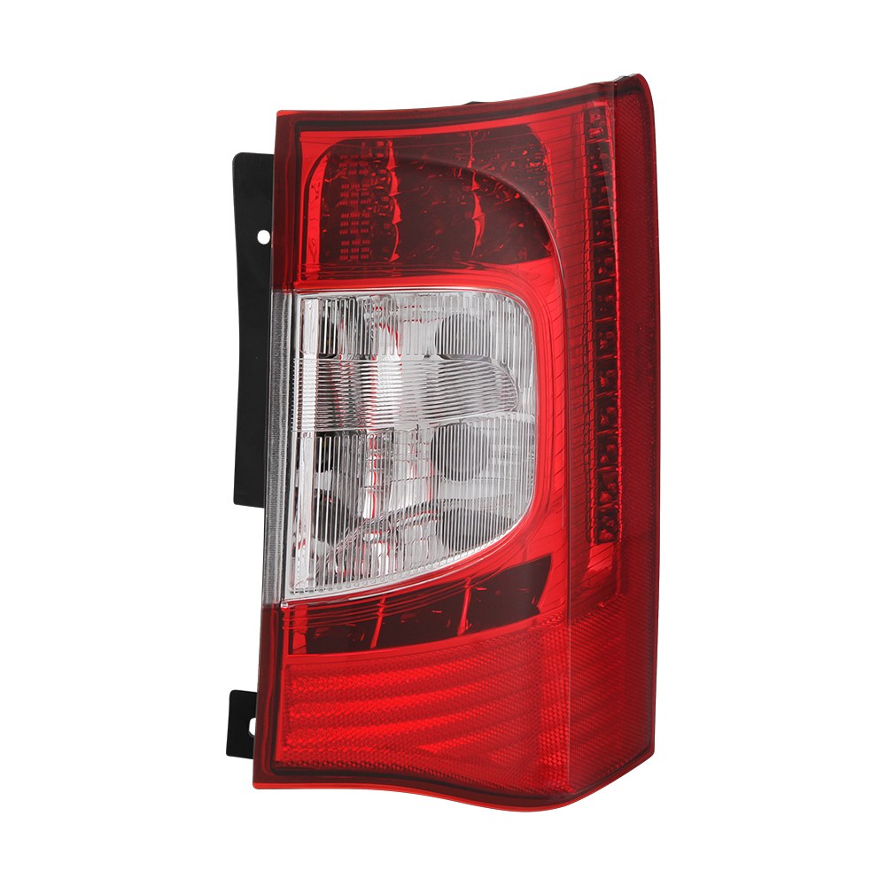 Spyder Auto Tail Light Assembly, LED, Red/ Clear Lens, Black Housing, Clear Bulb, Single – 9037689