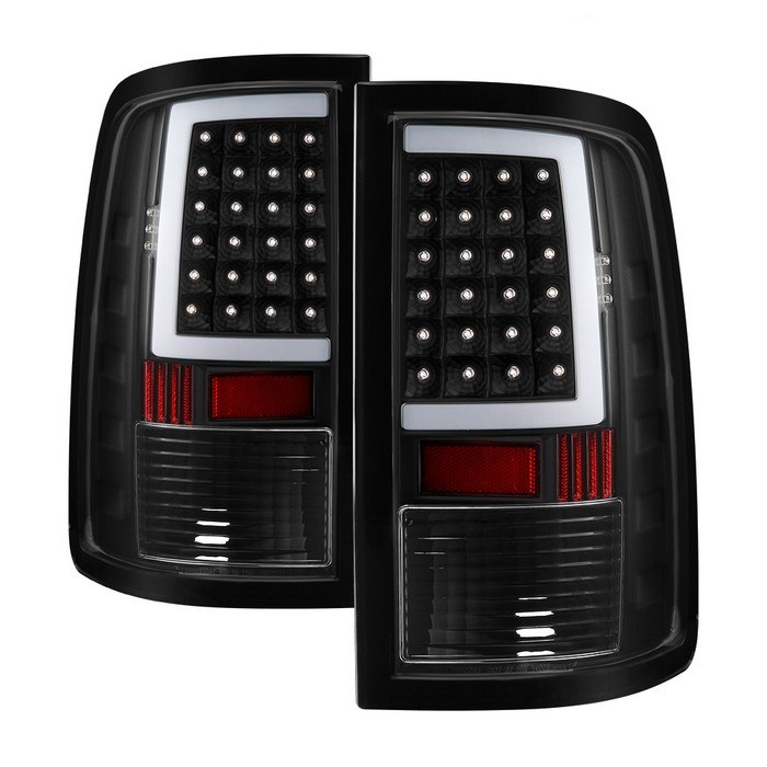 Spyder Auto Tail Light Assembly, LED, Clear Lens, Black Housing, Set of 2 – 9041013