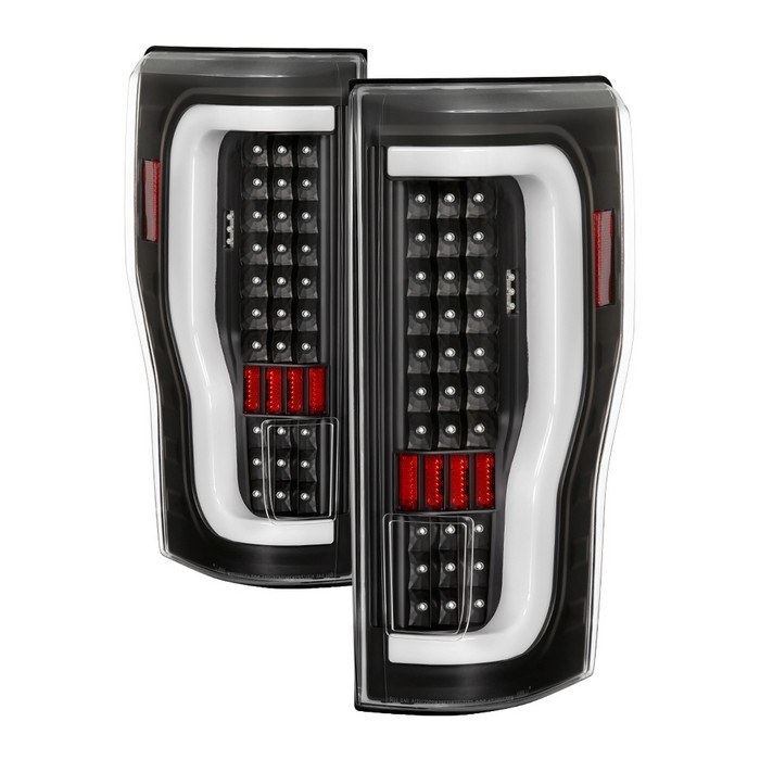 Spyder Auto Tail Light Assembly, LED, Clear Lens, Black Housing, Set of 2 – 9041600