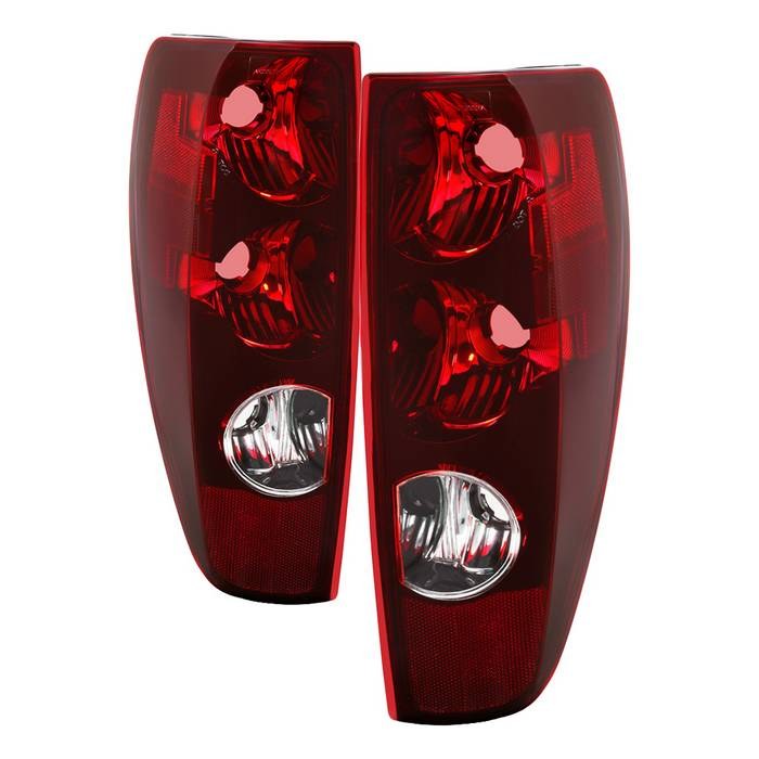 Spyder Auto Tail Light Assembly, Red Lens, Black Housing, Set of 2 – 9045790
