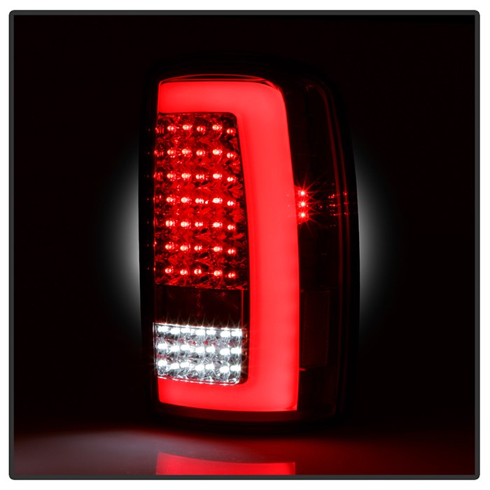 Spyder Auto Tail Light Assembly, Version 2, LED, Red/Clear Lens, Black Housing, Clear Bulb, Set of 2 – 9050732