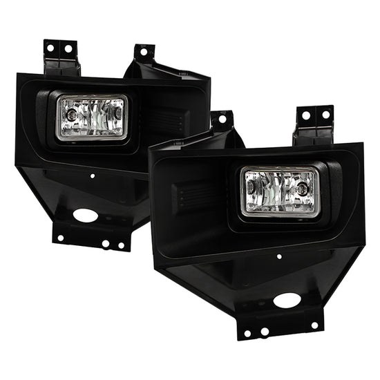 Spyder Auto Driving/ Fog Light, 9005 LED, 12 Volt, Rectangular, 42 Watt, Clear Lens, Black Housing, With Switch, Set of 2 – 9051098