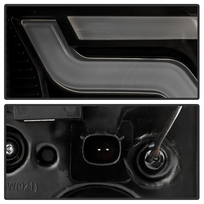 Spyder Auto Tail Light Assembly, Akkon, LED, Smoke Lens, Black Housing – 9051968