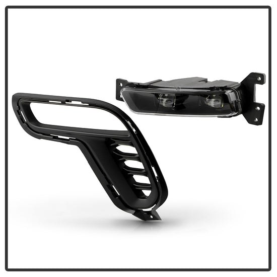 Spyder Auto Driving/ Fog Light, LED, OEM, Clear Lens, Black Housing, With Wiring Harness/ Switch Harness/ Power Switch/ Mounting Hardware – 9054020