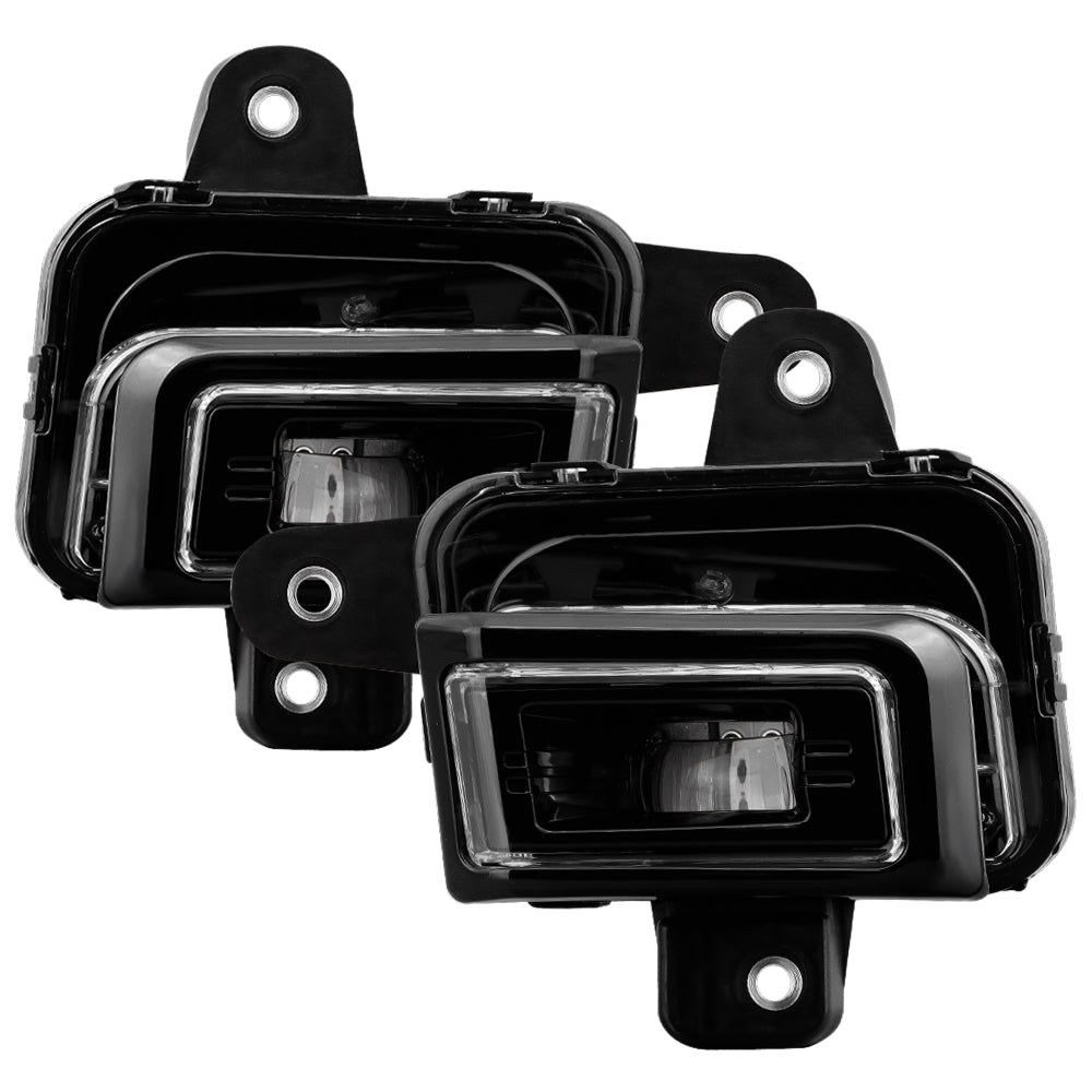 Spyder Auto Driving/ Fog Light, LED, OEM, Clear Lens, Rectangular Housing, Black Housing – 9054167