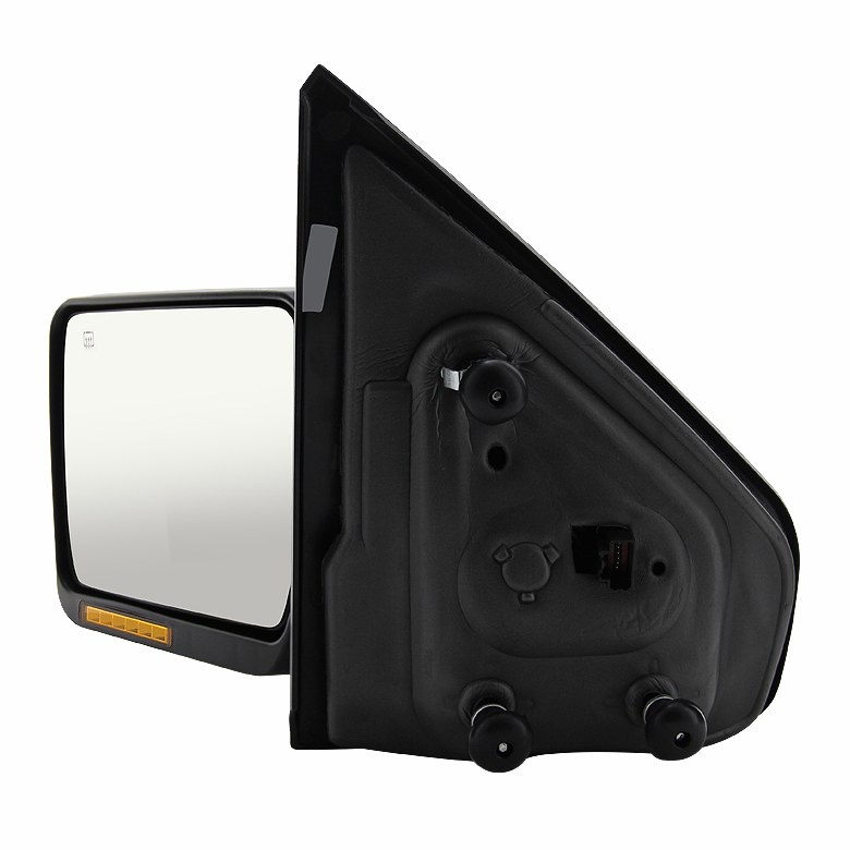 Spyder Auto Exterior Mirror, Single, Black, Heated, With Amber LED Turn Signal Indicators – 9935312
