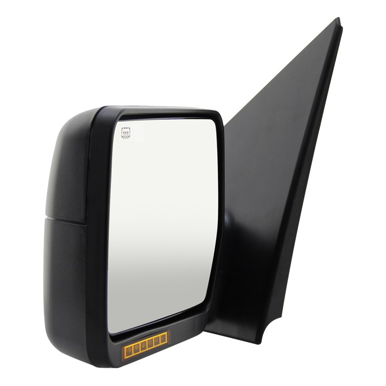 Spyder Auto Exterior Mirror, Single, Black, Heated, With Amber LED Turn Signal Indicators – 9935312