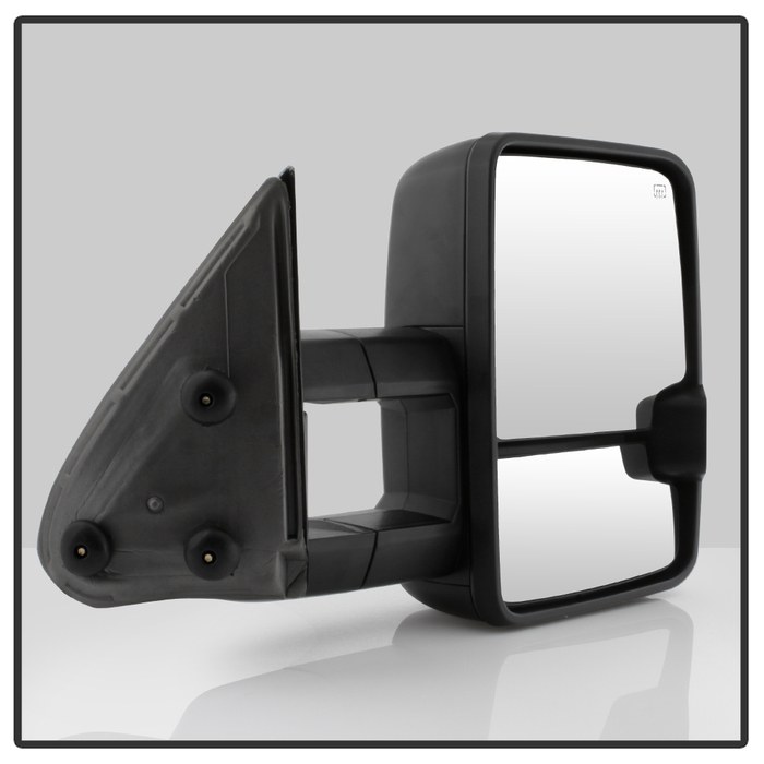 Spyder Auto Exterior Towing Mirror, Aftermarket Replacement, Direct-Fit, Telescoping, Power, Heated, With Smoke Lens Turn Signal Indicators – 9936715