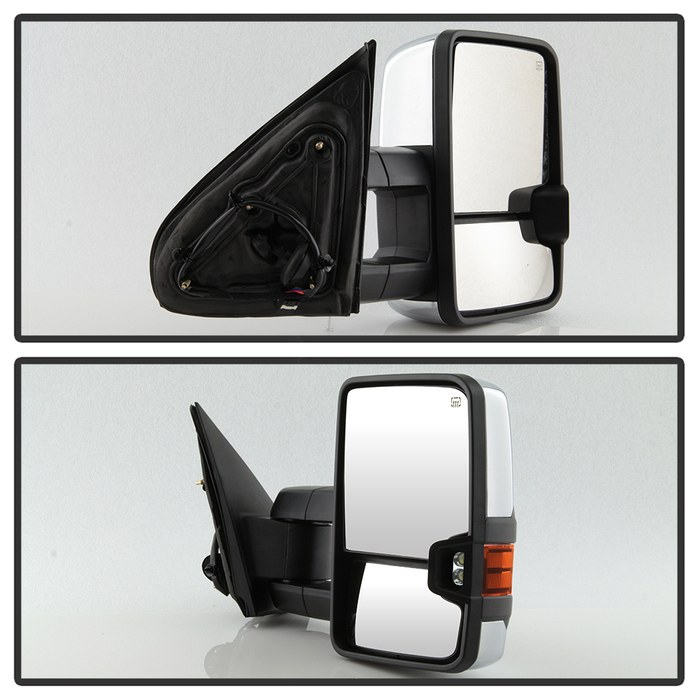 Spyder Auto Exterior Towing Mirror, G3 Series, Aftermarket Replacement, Direct-Fit, Telescoping, Power, Heated – 9936777