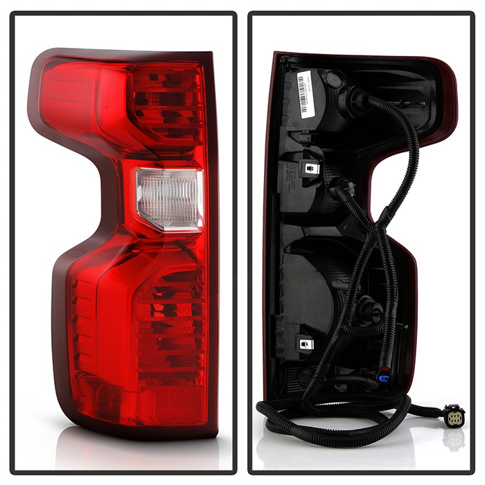 Spyder Auto Tail Light Assembly, Poe, Red/ Clear Lens, Black Housing, Halogen, White Bulb, Single, DOT/ SAE Approved – 9950797