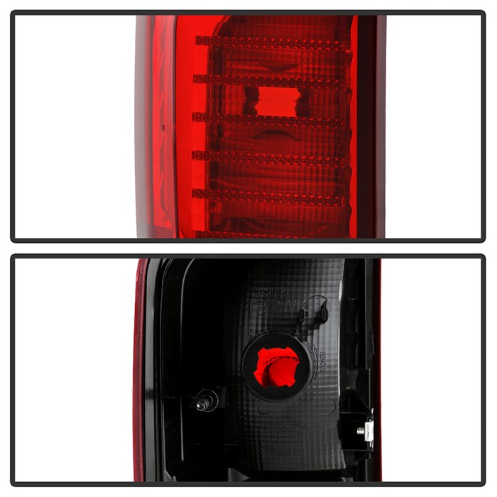 Spyder Auto Tail Light Assembly, Poe, Red/ Clear Lens, Black Housing, Halogen, White Bulb, Single, DOT/ SAE Approved – 9950797