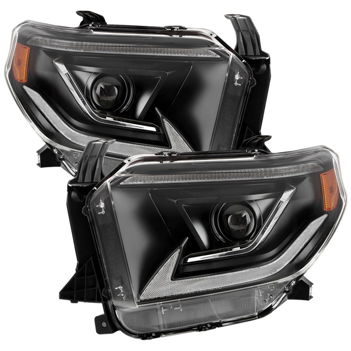 Spyder Auto Headlight Assembly, Halogen Bulb, Black Housing, Single – 9951428