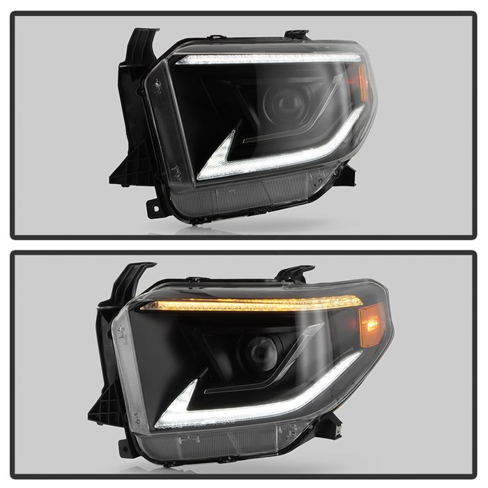 Spyder Auto Headlight Assembly, Halogen Bulb, Black Housing, Single – 9951428