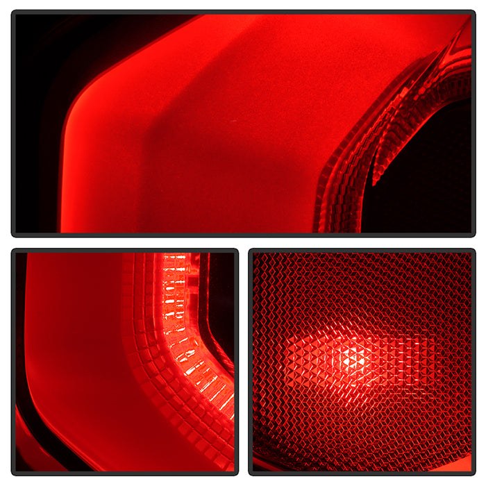 Spyder Auto Tail Light Assembly, Poe, LED, Red Lens, Black Housing, 921 Bulb, LED Running Light/ LED Brake and Turn Signal Light, Single – 9953545
