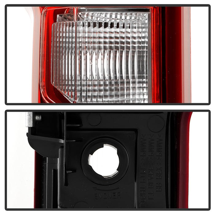 Spyder Auto Tail Light Assembly, Poe, LED, Red Lens, Black Housing, 921 Bulb, LED Running Light/ LED Brake and Turn Signal Light, Single – 9953552