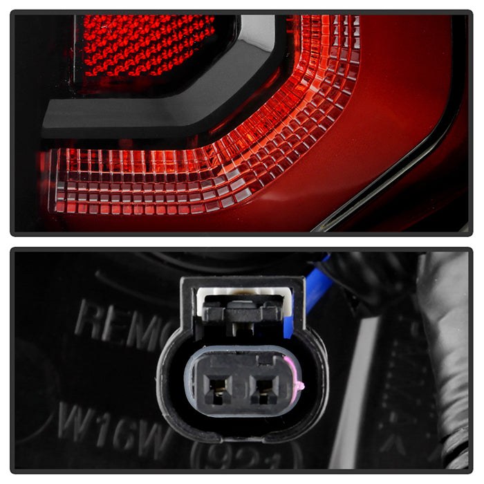 Spyder Auto Tail Light Assembly, Poe, LED, Clear Lens, Black Housing, Red Running Light/ Turn Signal Light/ Brake Light, DOT/ SAE Approved – 9953569
