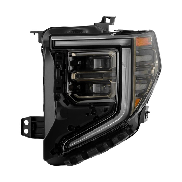 Spyder Auto Headlight Assembly, Poe, High Beam LED/ Low Beam LED with Daytime Running Light and Sequential Turn Signal Light – 9956669