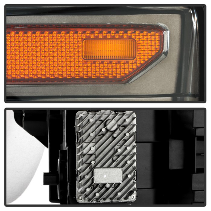 Spyder Auto Headlight Assembly, Poe, High Beam LED/ Low Beam LED with Daytime Running Light and Sequential Turn Signal Light – 9956669