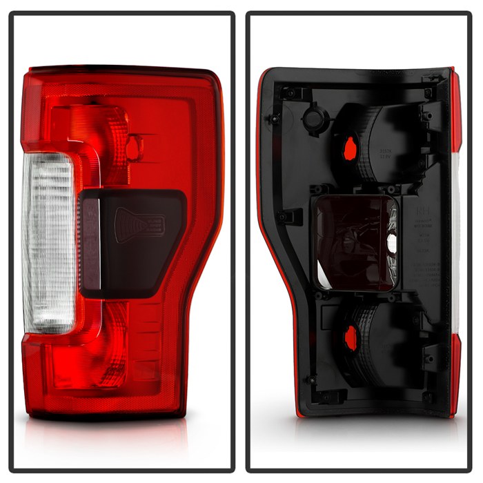 Spyder Auto Tail Light Assembly, Poe, Red/ Clear Lens, Black Housing, Halogen, 3157K Brake/ Signal Light, Single – 9957727