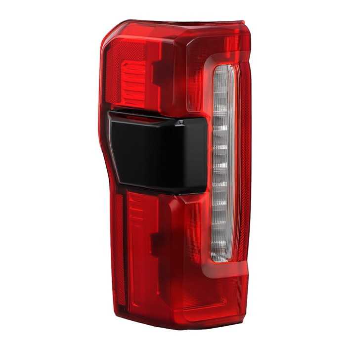 Spyder Auto Tail Light Assembly, Poe, Clear/ Red Lens, Black Housing, Halogen, 3157 White Brake Light/ LED White Reverse Light, Single – 9958564