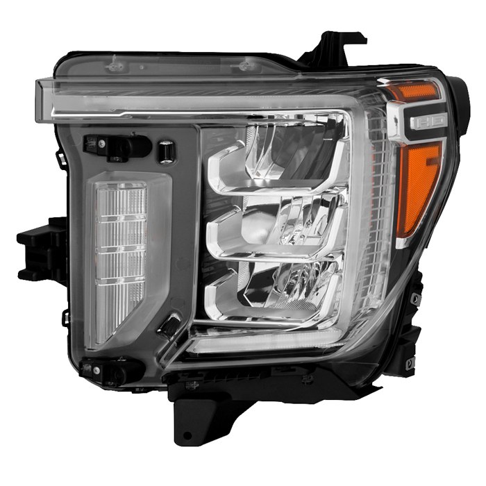 Spyder Auto Headlight Assembly, Poe, Bulb Not Included, With LED Daytime Running Light/ LED Turn Signal Light/ LED Low Beam/ LED High Beam – 9960024