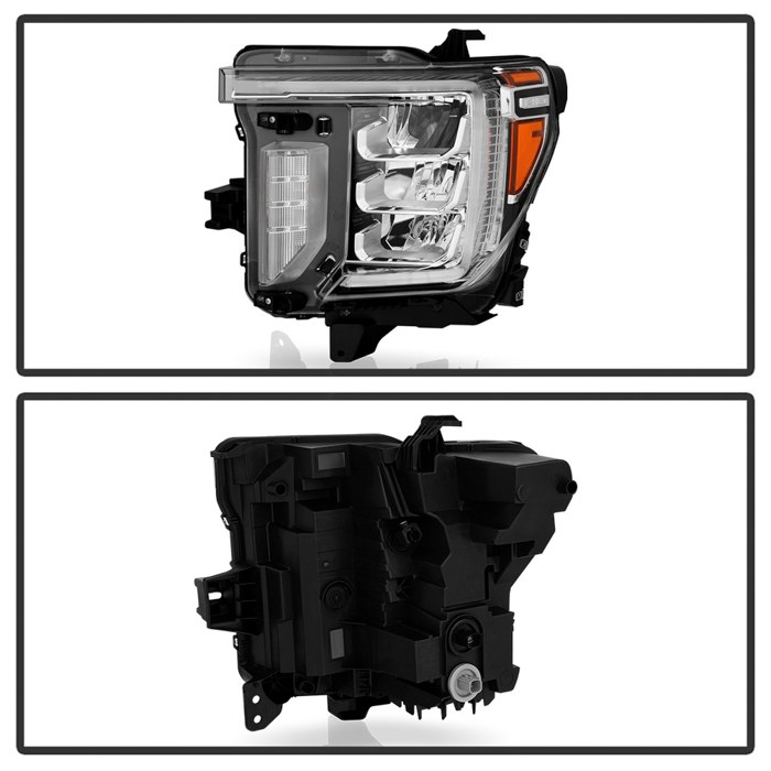 Spyder Auto Headlight Assembly, Poe, Bulb Not Included, With LED Daytime Running Light/ LED Turn Signal Light/ LED Low Beam/ LED High Beam – 9960024