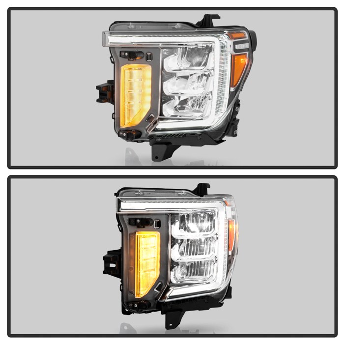 Spyder Auto Headlight Assembly, Poe, Bulb Not Included, With LED Daytime Running Light/ LED Turn Signal Light/ LED Low Beam/ LED High Beam – 9960024