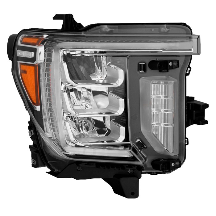Spyder Auto Headlight Assembly, Poe, Bulb Not Included, With LED Daytime Running Light/ LED Turn Signal Light/ LED Low Beam/ LED High Beam – 9960031
