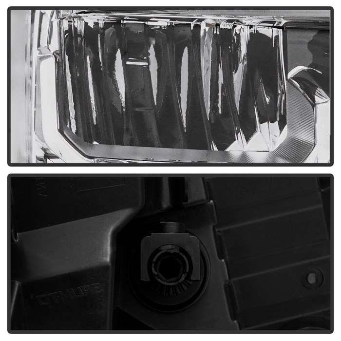 Spyder Auto Headlight Assembly, Poe, Bulb Not Included, With LED Daytime Running Light/ LED Turn Signal Light/ LED Low Beam/ LED High Beam – 9960031