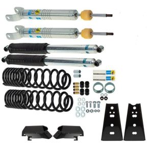 Superlift Lift Kit Suspension, 2 Inch Front Lift, 2 Inch Rear Lift, With Front and Rear Shock Absorbers IN Kit, Black Components – 4600
