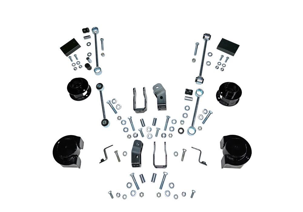 Superlift Lift Kit Suspension, 2-1/2 Inch Front Lift, 1-1/2 Inch Rear Lift, Without Shock Absorbers IN Kit – Shock Change Not Neccesary – 5803
