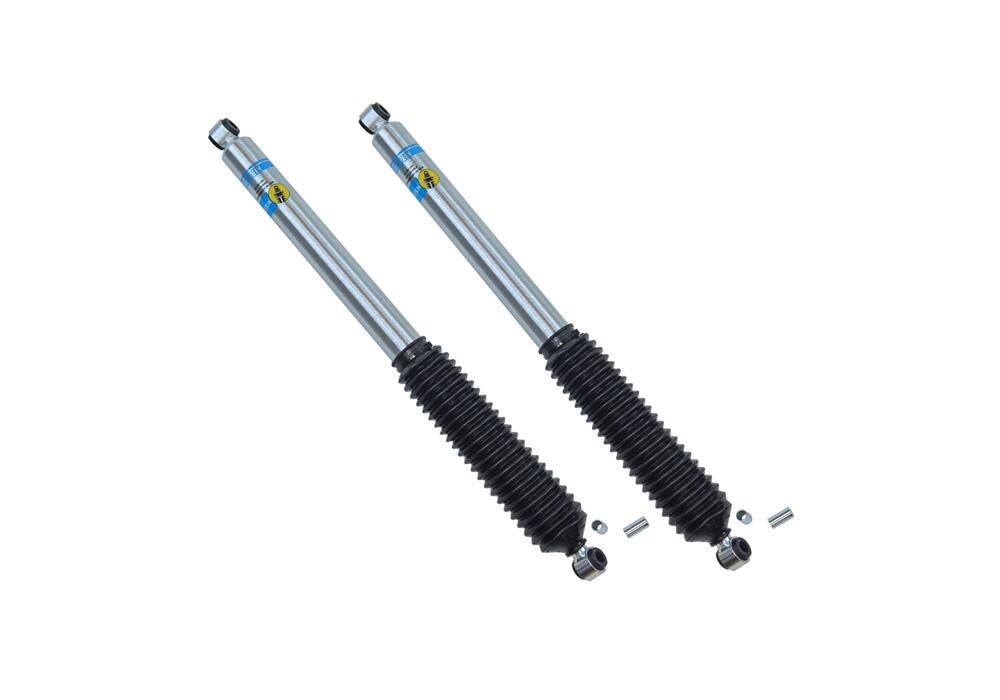 Superlift Shock Absorber, Hydrogen Gas Charged, Without Reservoir, One Year Warranty, Non Adjustable Valving, With Shock Boots, Silver Body – 84058