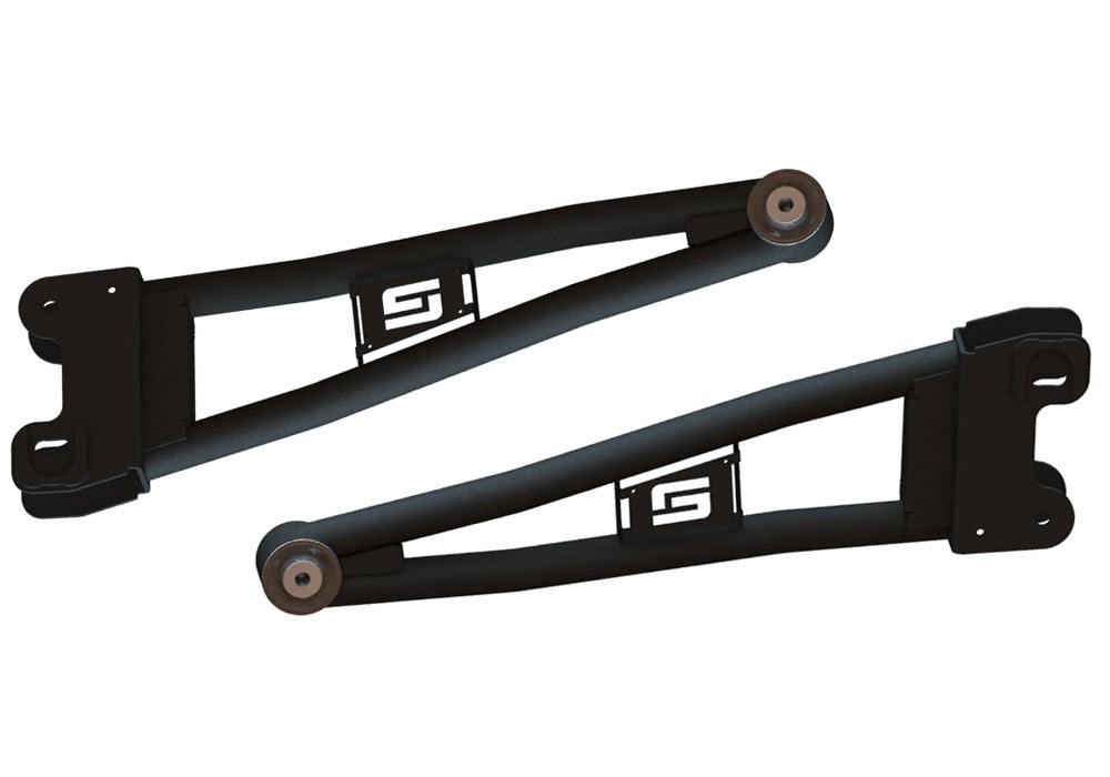 Superlift Radius Arm, With 2 to 6 Inch Lift, Non Adjustable, Powdercoated, Black, Set of 2 – 9250PR