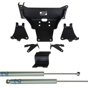 Superlift Steering Stabilizer, Bilstein, Dual, Steel, With Brackets/ Hardware, Set of 2 – 92752