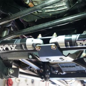 Superlift Steering Stabilizer, Fox 2.0 Series, Dual, Steel, With Brackets/ Hardware, Set of 2 – 92753