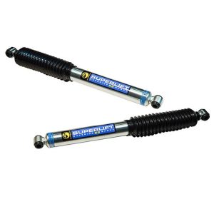 Superlift Steering Stabilizer, Bilstein, Dual, Stainless Steel, With Cylinders and Bushings, Set of 2 – 95030