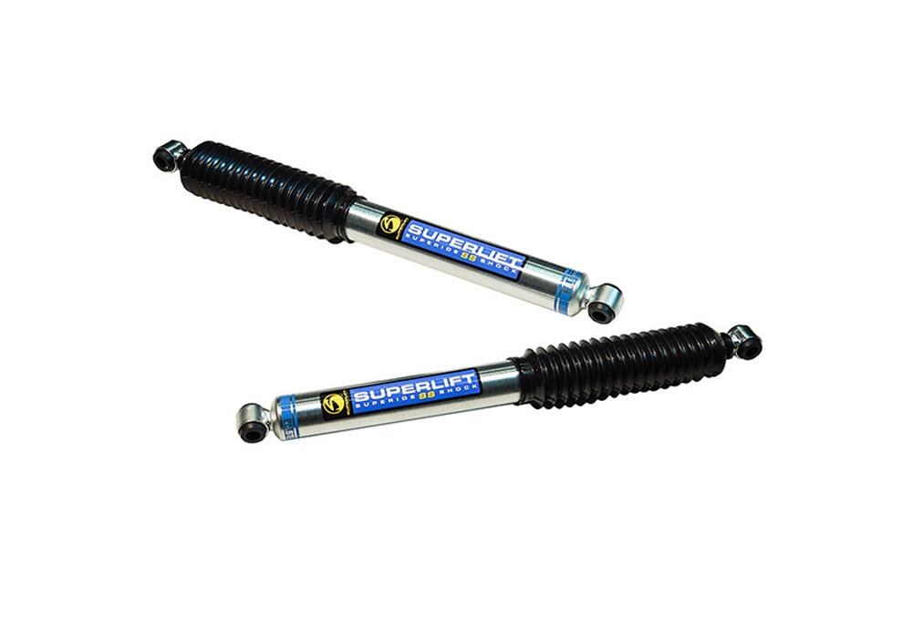 Superlift Steering Stabilizer, Bilstein, Dual, Stainless Steel, With Cylinders and Bushings, Set of 2 – 95030